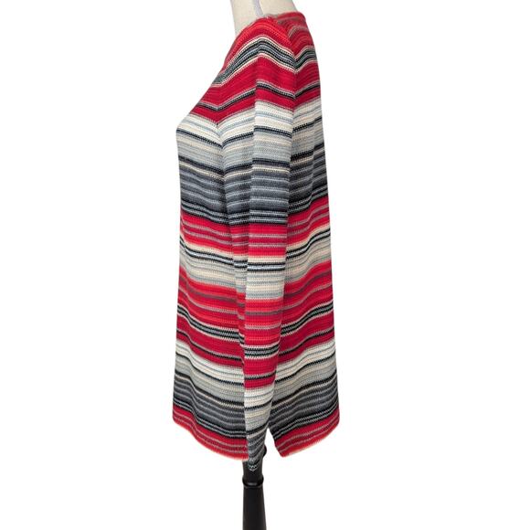 Ralph Lauren Striped Pullover Sweater Red and Gray Size XL - Picture 3 of 12